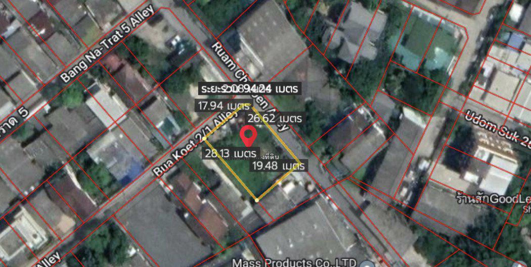 รูป ขาย ที่ดิน ที่ดินบางนาตราด 140 ตร.วา แปลงมุม ติดถนน 2 ด้าน ถนน บางนา-ตราด, กรุงเทพ 3