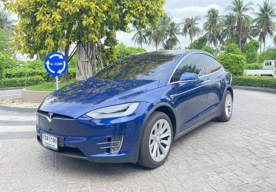 Tesla Model X ปี 2020 สีน้ำเงิน ขายถูกราคาดีมาก