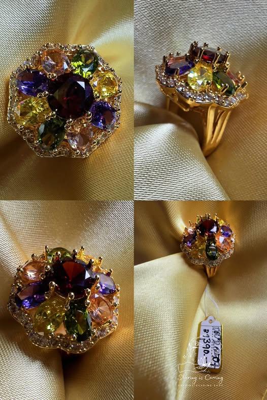 แหวนแฟชั่น เพชรแฟนซี CZ สวยน่ารักกกมาก แบบ บริดเจอตัน ราคา ฿1,390.- บาท รวมส่ง Bridgerton style