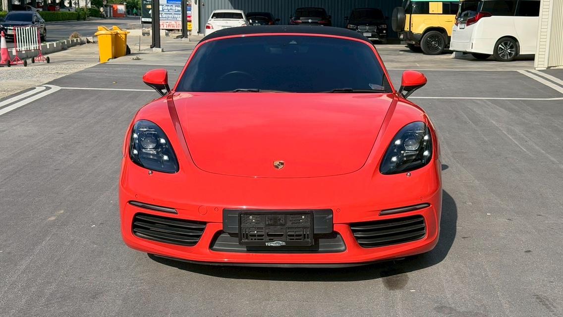 2016 PORSCHE 718 BOXSTER 2.0 Turbo สี Lavaorange เลขไมล์เพียง 53,XXX KM หลังคาผ้าใบสีดำ รถสวย ออฟชั่นล้น รถผลิตปี 16 รูปที่ 1