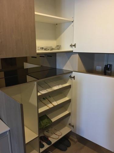 C42 ให้เช่าคอนโดชั้น 26 ห้องมุม คอนโด ไอดีโอ คิว ราชเทวี Ideo Q Ratchathewi ห้องพร้อมเฟอร์ครบ ใกล้สถานี bts ราชเทวี ใจกลางเมือง ทำเลดี เดินทางสะดวก 3
