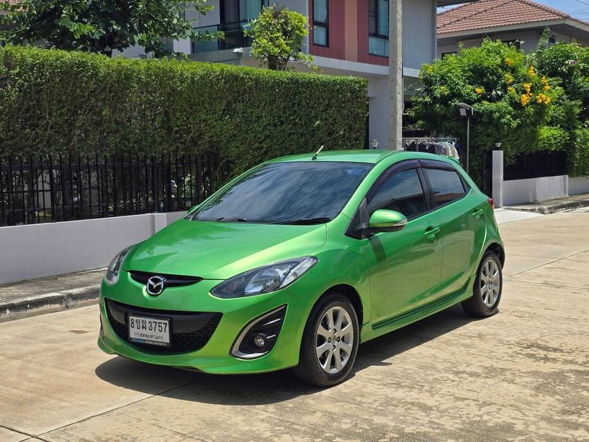 สีเขียวเหนี่ยวทรัพย์ 99,000 บาทราคานี้ไม่ลดสักบาท อย่าต่อเลยเน้อMazda2 1.5 Sports ปี 2013รถสวย