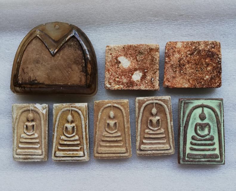 พระขุนแผนพลายคู่กรุบ้านกร่าง สมเด็จคะแนนคู่ สมเด็จสองหน้ากรุวังหน้า 3