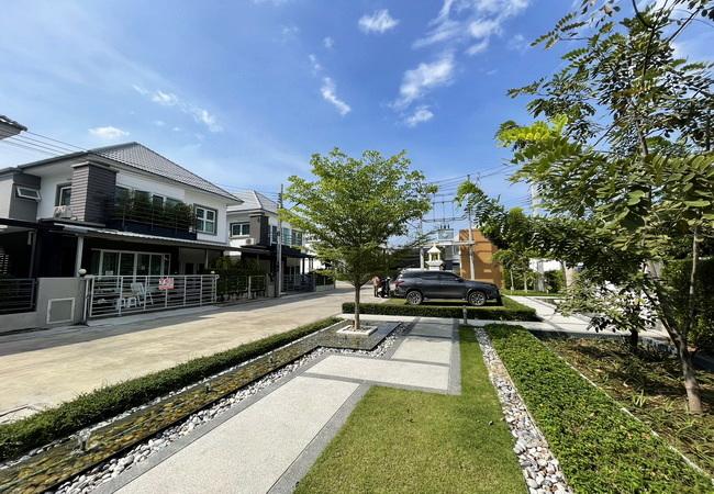ขายบ้านแฝด หมู่บ้านรัชชาโกลด์ พระราม 5 เนื้อที่ 36.8 ตร.ว. บ้านสวย พร้อมอยู่ 10