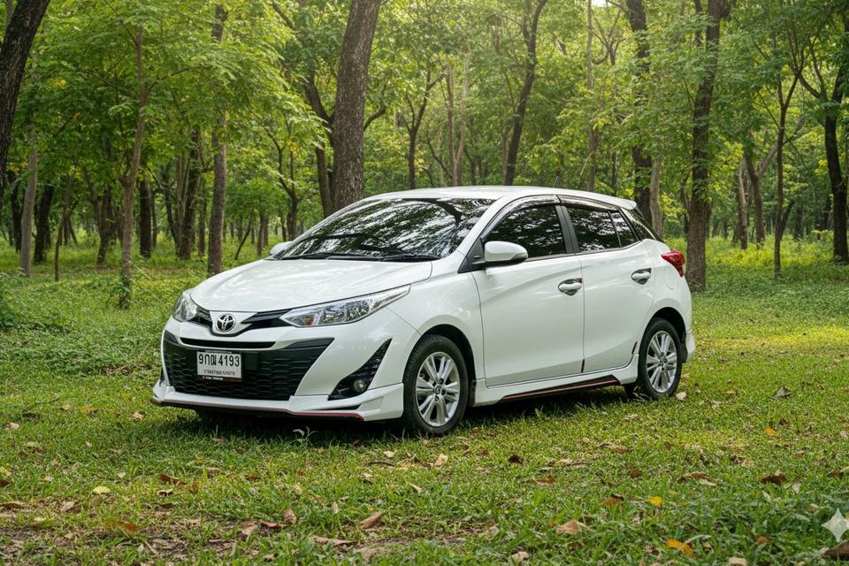 🔥ฟรีดาวน์ รถสวยมากมือเดียว ปีใหม่ ไมล์น้อย  Toyota Yaris 1.2 E Hatchback AT ปี 2019