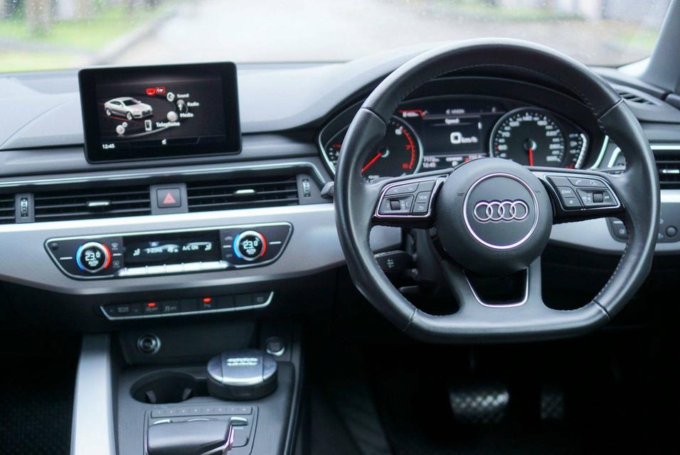 Audi A5 SPORTBACK 40 TFSI 2018 สีดำ รถเจ้าของเดียว ตัวถังเดิมสวย สภาพป้ายแดง รูปที่ 9