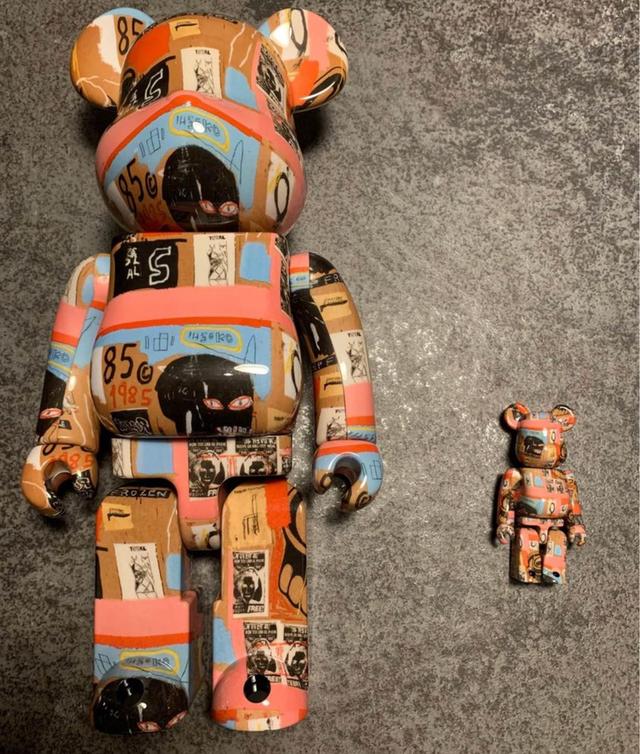 Bearbrick AndyWarhol & Basquiat 400% + 100% 1