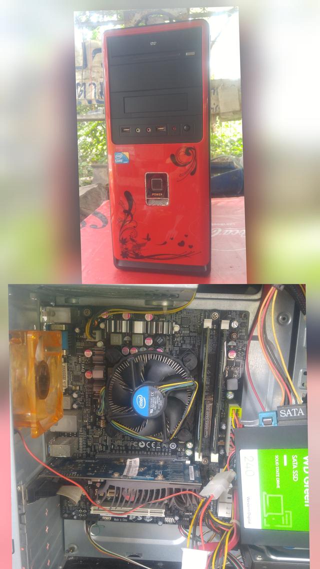 คอมi3 ram4 SSD240 vga1g HDD500g