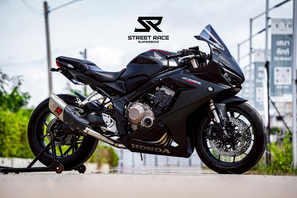 2020 Honda cbr650r 2020 ดำดุ ท่อทรง akrapovic หล่อเต็มระบบ! 5