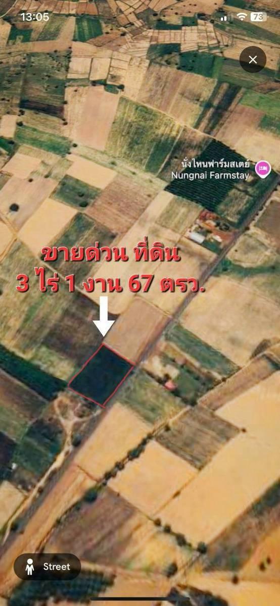 ขายด่วน ที่ดิน 3 ไร่ 1 งาน 67 ตารางวา ติดถนนใหญ่ 2231 ที่ดินสวยหน้ากว้าง 4
