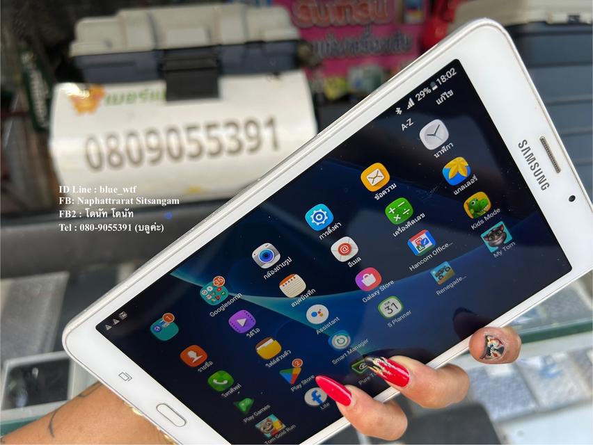 Samsung Tab A (6) 7นิ้ว  ใส่ซิมโทรได้ 4G ใช้งานปกติ ได้ทุกซิมแบตดี รูปที่ 3
