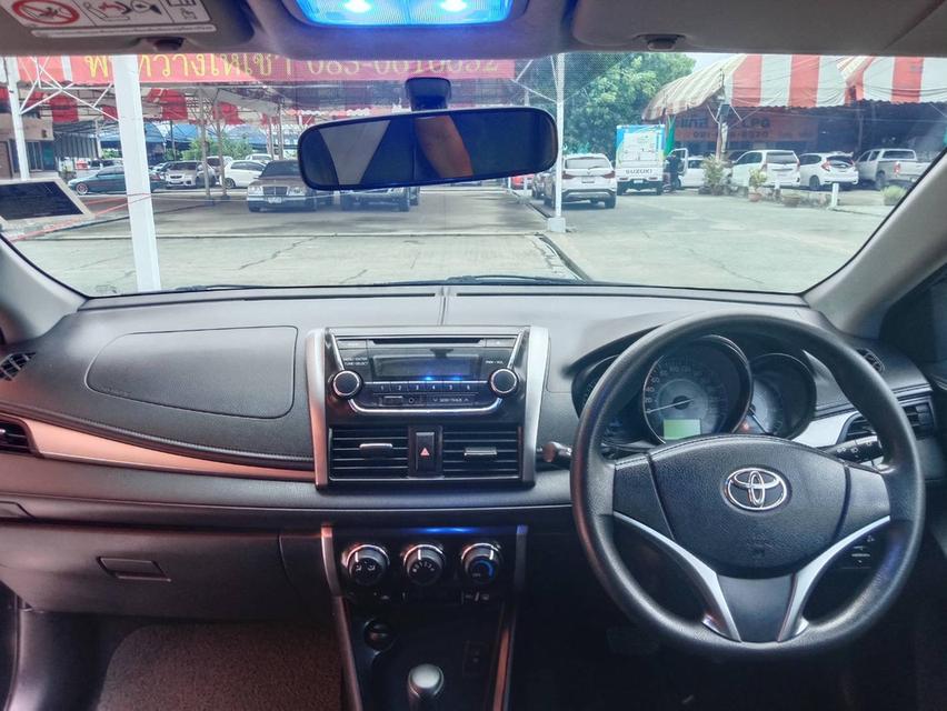 Toyota Vios 1.5E ปี 2016 ฝาขาว รถบอดี้สวยไม่มีชนหนัก ไมล์ 150,XXX ไม่เคยแก๊ส 8