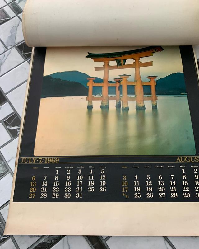 ปฏิทินญี่ปุ่นพิมพ์สีปี 1969 3