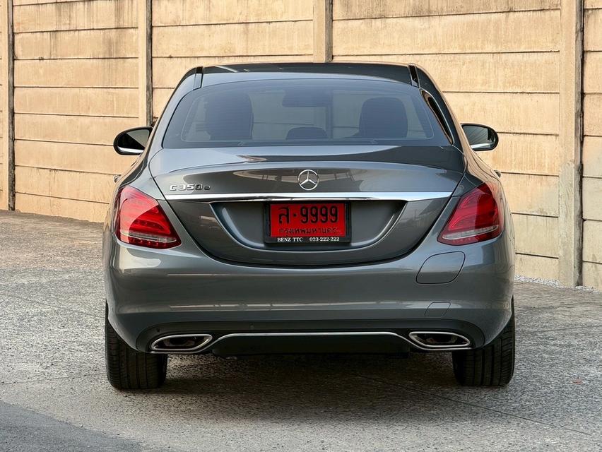 รหัสรถ PBG9999 Benz C350e  AV Plug-in HYBRID ปี 2018  สีเทา รูปที่ 4