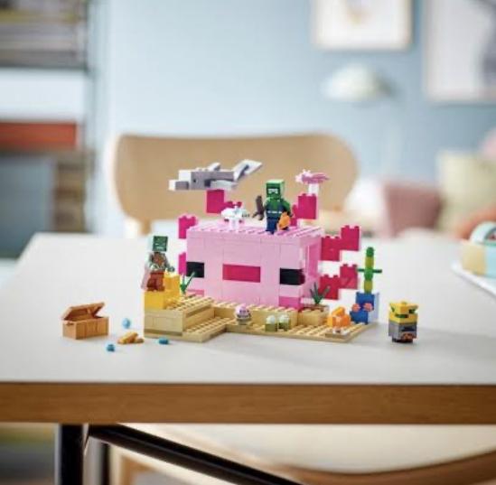 LEGO รุ่น Minecraft The Axolotl House Building Toy Set 3