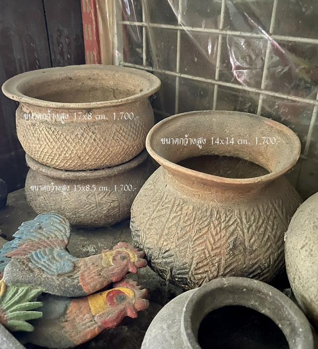 เครื่องปั้นดินเผาโบราณ เครื่องปั้นดินเผาบ้านเชียง ภาชนะดินเผาโบราณ หม้อดินเผาโบราณ 2