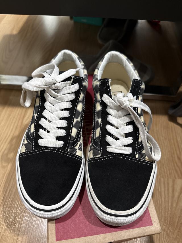 Vans Old Skool (blur check) Black/Classi ลายพิเศษ 8