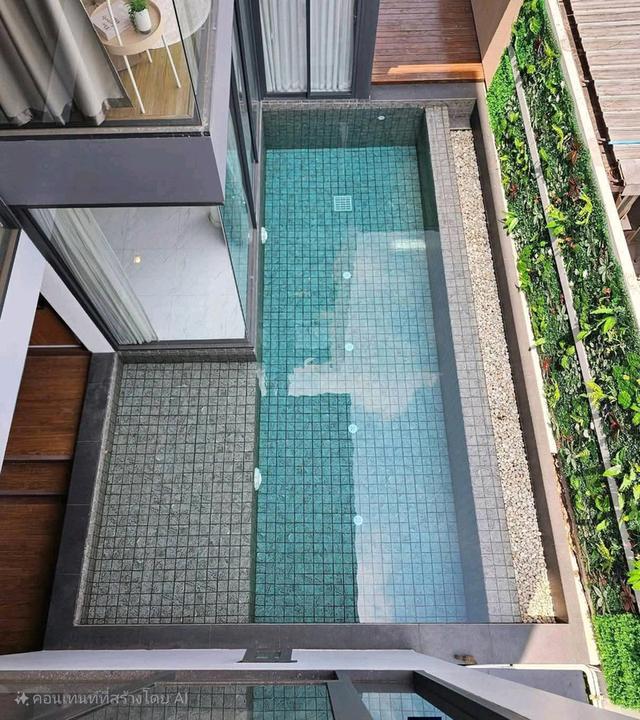 ขายบ้านแฝด Pool Villa 3.5 ชั้น พระราม 9 ตกแต่งหรู พร้อมอยู่ ให้พื้นที่ใช้สอยมากกว่าบ้านเดี่ยว 4