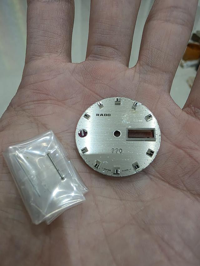 A.อะไหล่ หน้าปัด นาฬิกา  RADO ราโด้ WATCH FACE ของเก่าเก็บ สวยหายาก รุ่นเก่า ขายตามสภาพ พร้อมส่ง