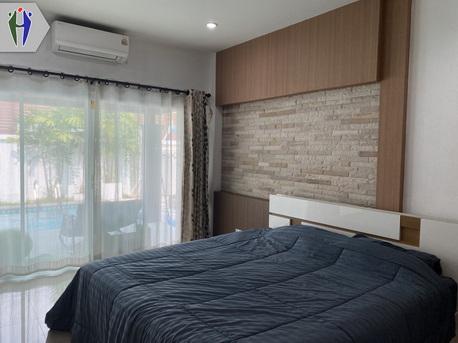 บ้านเดี่ยวพลูวิลล่าให้เช่าห้วยใหญ่ The Bliss Pool Villa 4