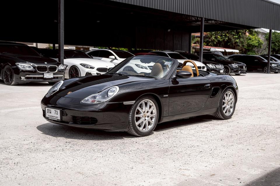 รหัสรถ 67GG73 Porsche 986 2.7s Boxster convertible ปี 2002