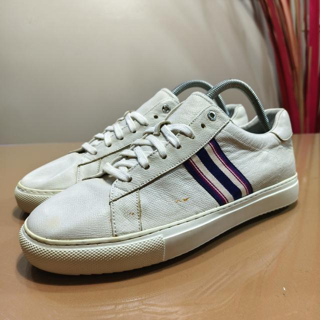 MISOPEMen's leather lace up low trainers(0022010004)Size 42/26.5(27.5)cm🔥Price 450฿ รูปย่อยที่ 3