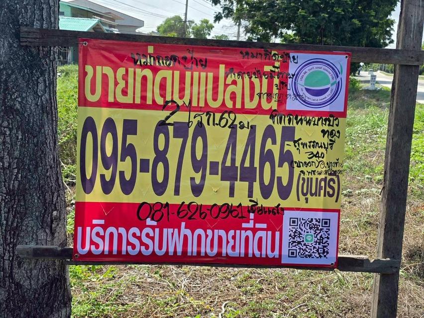 ขายด่วนที่ดินติดถนนบางบัวทอง-สุพรรณบุรี 2 ไร่ เทพมงคล บางซ้าย พระนครศรีอยุธยา 6