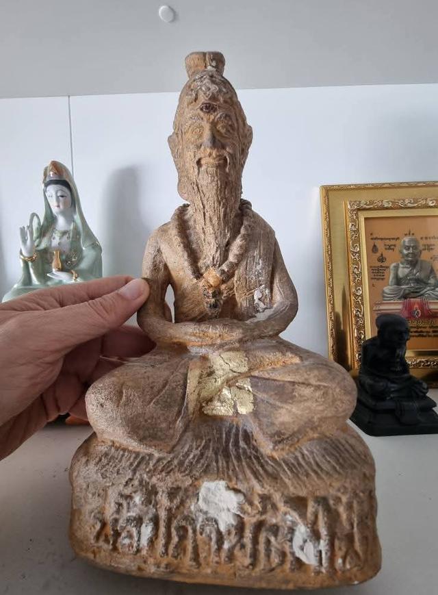 บูชาปู่ฤาษีตาไฟ ขนาดบูชา แกะจากหิน 950