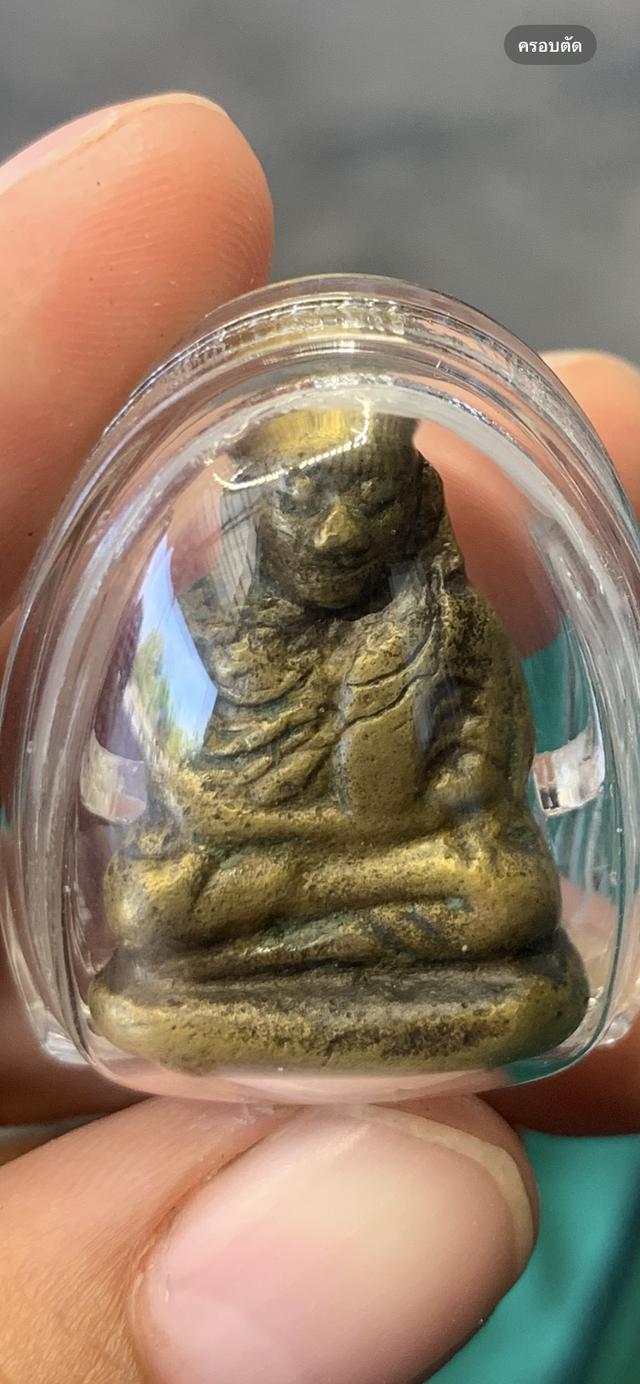 รูปหล่อหลวงพ่อเงิน พร้อมกรอบเนื้อทองเหลือง 6