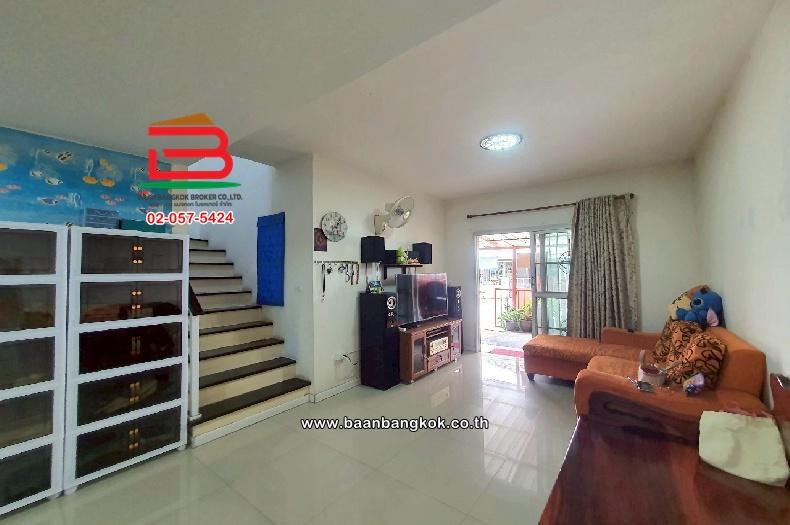 ทาวน์เฮาส์ บ้านพฤกษา 78 เนื้อที่ 18.6 ตร.ว (ฉลองกรุง 53) แขวงลำปลาทิว เขตลาดกระบัง กรุงเทพมหานคร