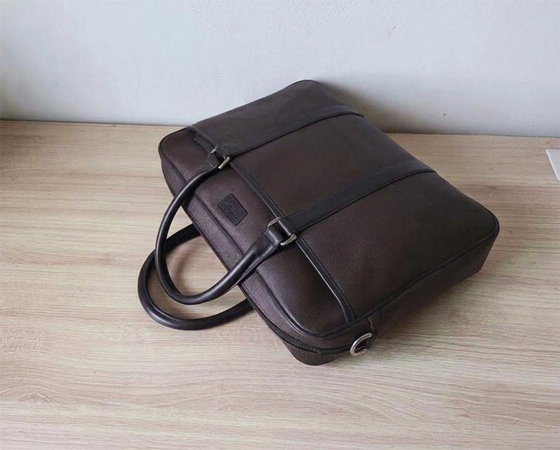 กระเป๋า Coach Briefcase สีน้ำตาล แท้ รูปย่อยที่ 3