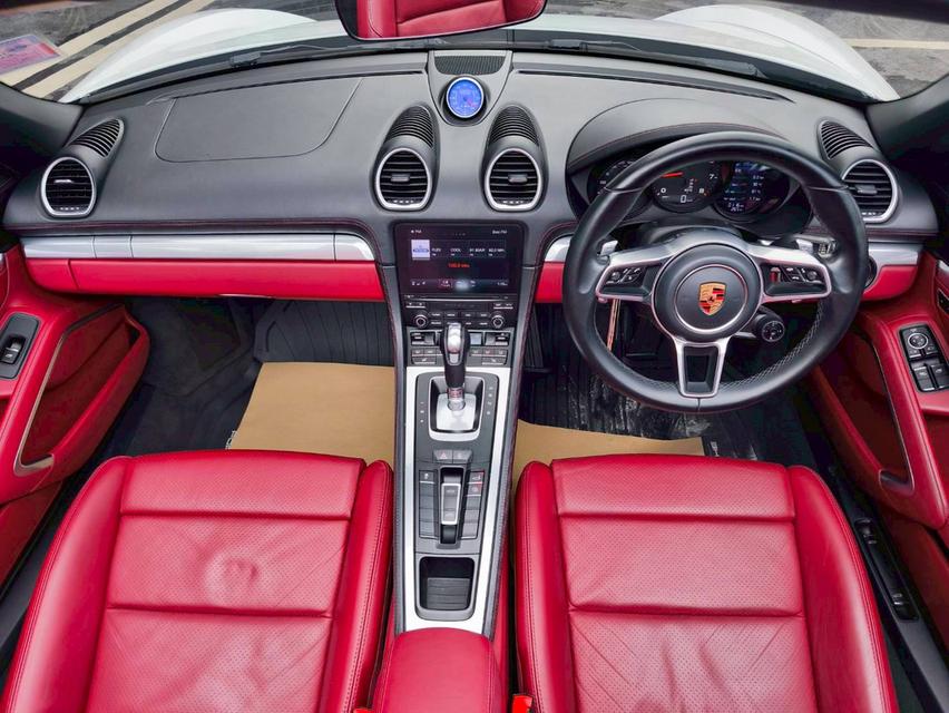 รหัสรถ KPV5 2017 PORSCHE BOXSTER 2.0 CABRIOLET สีเทา wrap ขาว 13