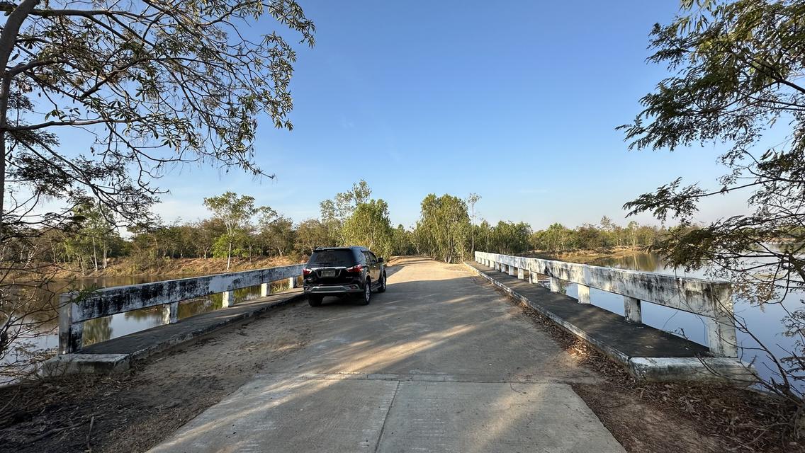 ที่สวยมาก 2ไร่ติดขอบคันอ่างเก็บน้ำลงแม่น้ำมูล ที่ดินหันหน้าหาน้ำ น้ำไฟสะดวก เหมาะทำบ้านสวน รีสอร์ท บ้านหลังเกษียณ หรือทำการเกษตรถนนปูนซ้ายขวาของที่ดิน 5