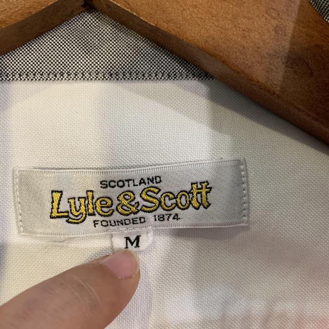 เสื้อเชิ้ต ผ้า Oxford ลาย Multi Color Lyle & Scott รูปที่ 9