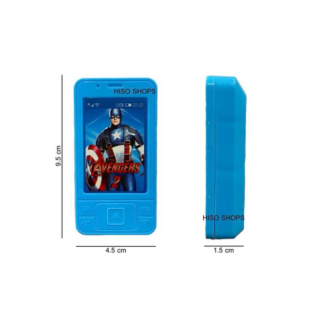 โทรศัพท์ของเล่น มีเสียง มีไฟ พร้อมโทรศัพท์ของเล่น มีเสียง มีไฟ พร้อมลายลิขสิทธิ์สุดน่ารักจาก Avengers และ Disney แถมถ่านฟรี 2 ก้อน พร้อมใช้งานทันที 10