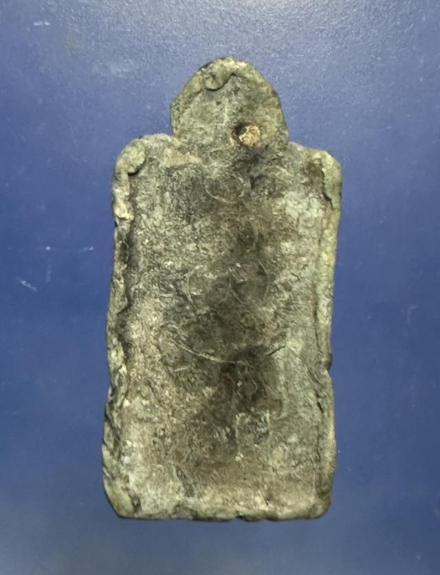 เหรียญหล่อโบราณพิมพ์สมาธิหลังจาร เนื้อชินตะกั่ว 9