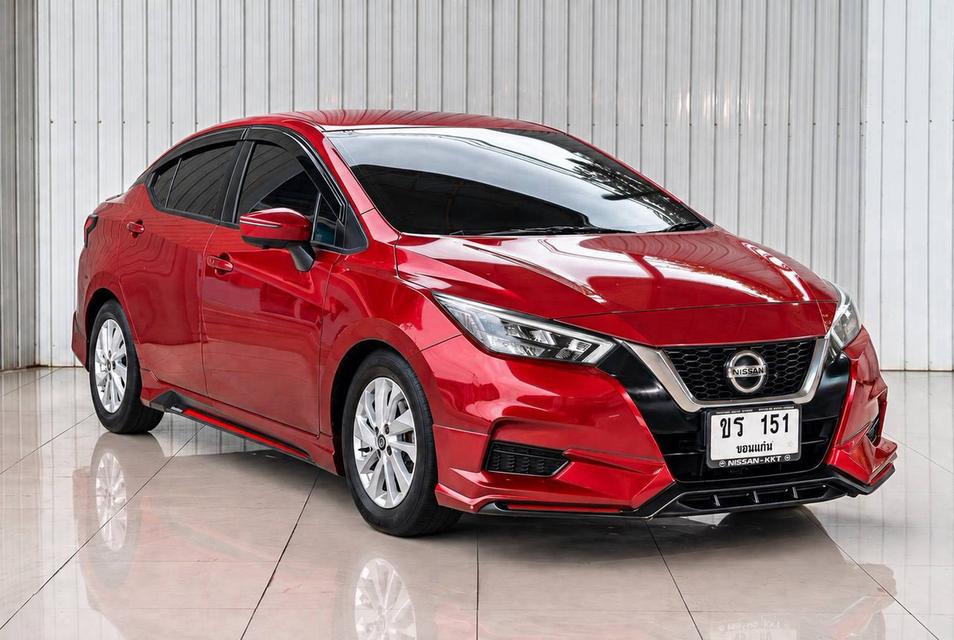 NISSAN ALMERA 1.0 V ปี 2020 สีแดง โฉม ปี19-ปัจจุบัน