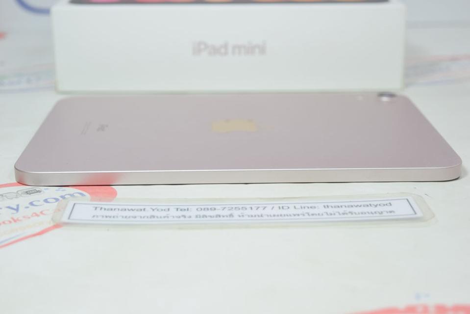 (ลดด่วน !) iPad Mini 6 64GB Wifi สี Pink ศูนย์ไทย เดิมๆไม่เคยแกะ เครื่องสวย ครบกล่อง 6