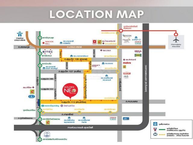 ให้เช่าบ้านเดี่ยว 2 ชั้น 140 ตร.ม. Golden Neo สุขุมวิท-ลาซาล สไตล์อังกฤษ ใกล้ Central บางนา 8