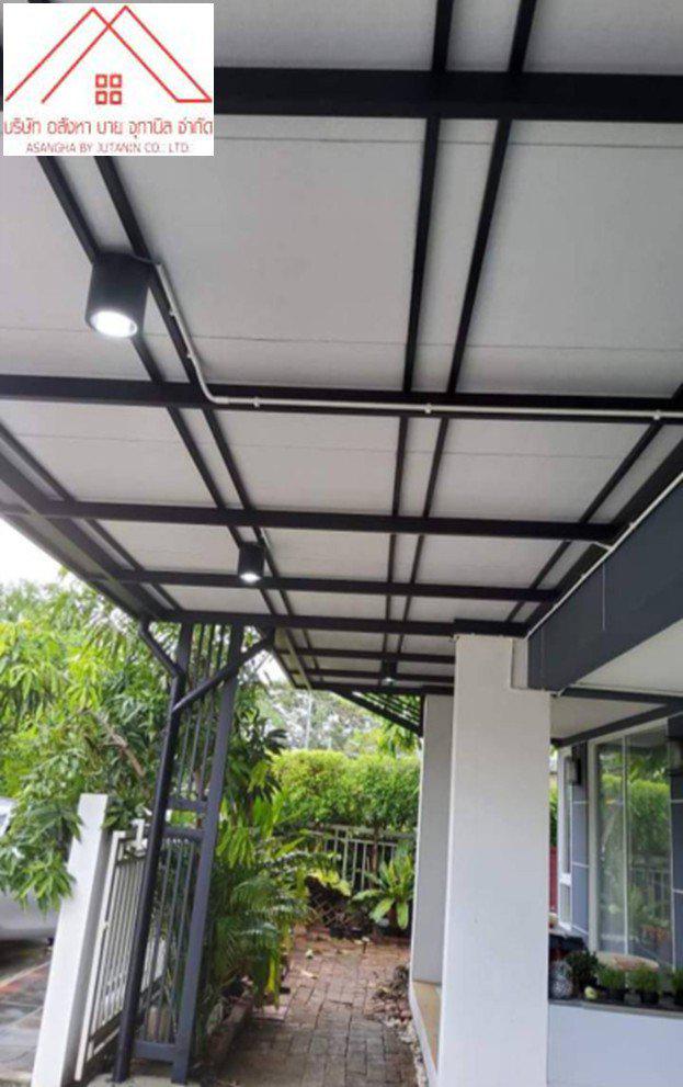 รับงานต่อเติมเทอเรส งานโครงหลังคาทุกชนิด Tel.0921936426