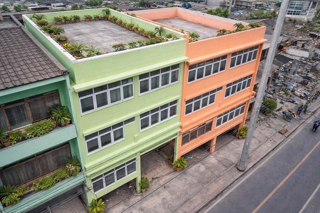 ถ.ประชาชื่น-วงศ์สว่าง วงศ์สว่าง 21-29 MRT บางโพ 1.6 กม.ให้เช่า อาคาร4 ชั้น 2 คูหา 3 น้ำ 3 นอน ม.มจพ 1.7 กม. 80ตร.ว. 420ต 7