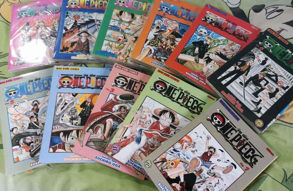 หนังสือการ์ตูนวันพีช มือ 1 2