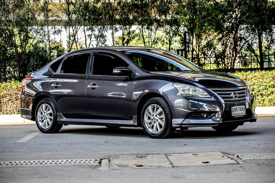 Nissan Sylphy 1.6S ปี 2013 เกียร์ออโต้ สีเทา มือเดียวป้ายแดง  4