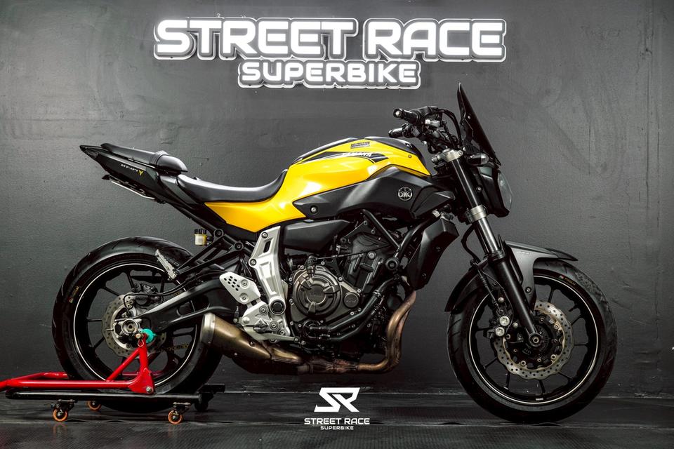 YAMAHA MT-07 สีเหลือง Limited 2017