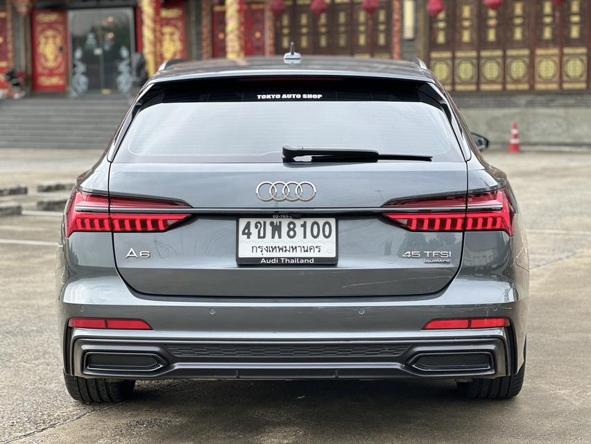 Audi A6 Avant 45 TFSI S-line Black Edition 2020 สีเทา 14