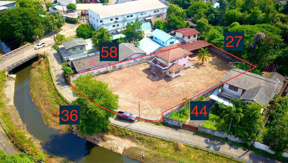 ที่ดินพร้อมบ้าน 1 ไร่ ถมแล้ว ติดถนนริมห้วยหมากแข้ง ตำบลหมากแข้ง เมืองอุดรธานี ใกล้เซ็นทรัลอุดรธานี 2