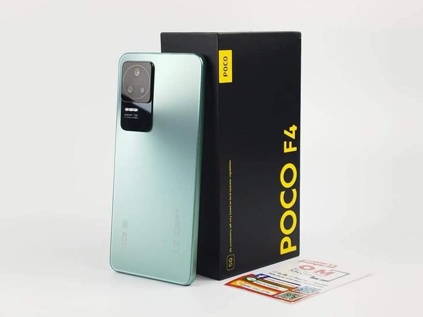ขาย/แลก Poco F4 5G 8/256GB ศูนย์ไทย สภาพสวยมาก แท้ ครบกล่อง เพียง 9,900 บาท 5