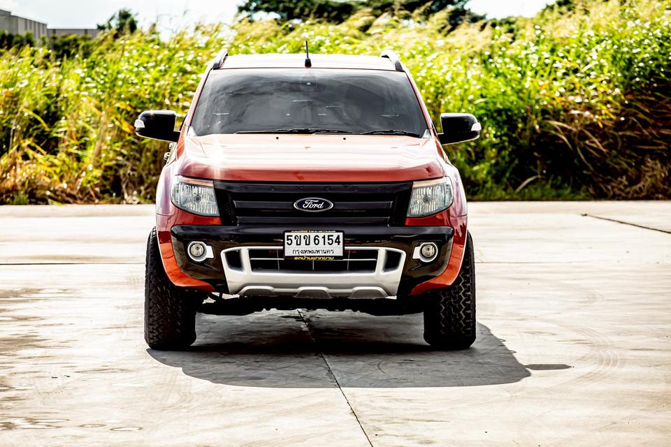 Ford Ranger 2.2 Wildtrak Hi-Lander Double Cab เกียร์ AT ปี 2015 สีส้ม  2
