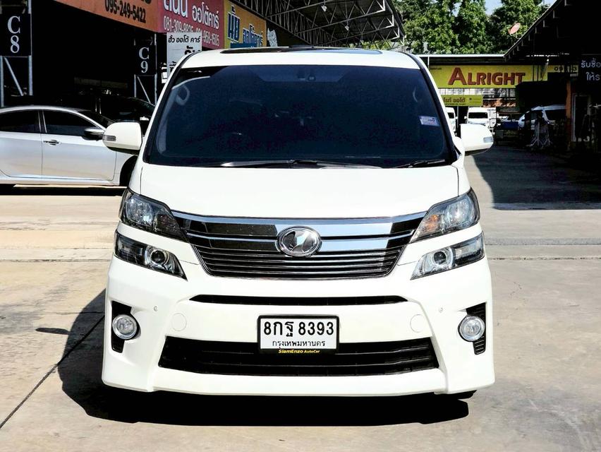 รหัสรถ SEZ8393 Toyota Vellfire 2.4 ZG Edition (ตัวท๊อป) เกียร์ ออโต้ เบนซิน สี ขาว ปี 2014 4