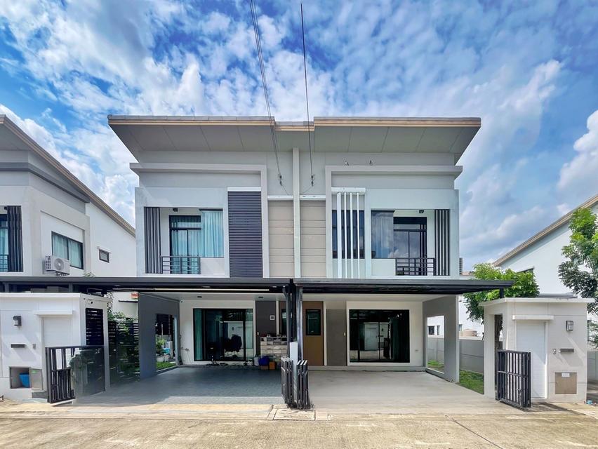 ขายบ้านแฝดหลังมุม เดอะ ทรัสต์ ราชพฤกษ์รัตนาธิเบศร์ (โครงการ 3) ราคาถูกที่สุดในโครงการ 1